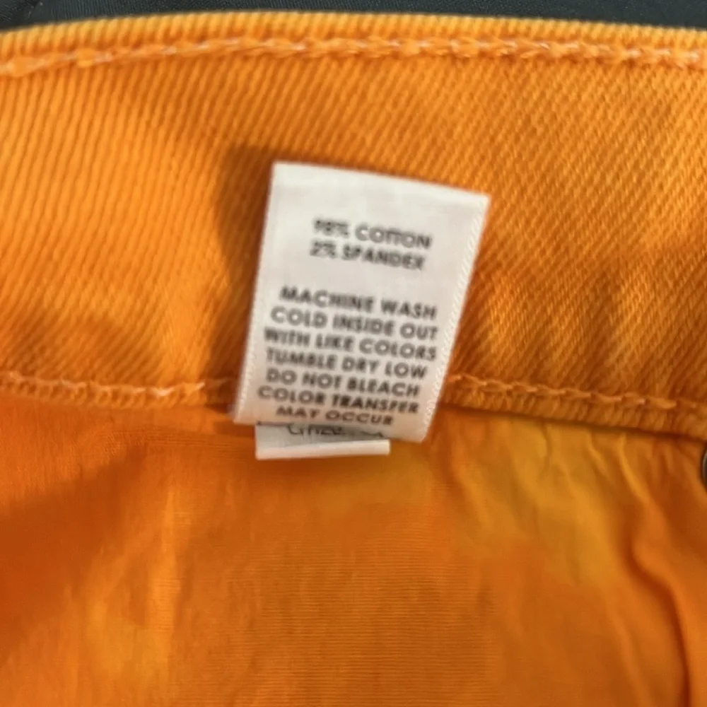 Cotton Citizen Orange Splash Slim Fit Jean Size 31